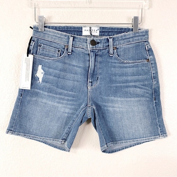 Parker Smith Mockingbird High Waist Denim Shorts Size 24 - Picture 1 of 8